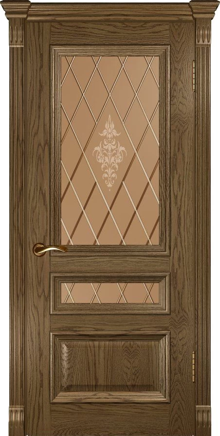 Фото Межкомнатная дверь Фараон-2 (ДО Светлый мореный дуб, 900x2000)