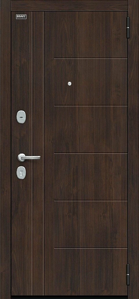 Фото Входная дверь Модерн Kale Almon/Bianco Veralinga BR4588 внешняя сторона