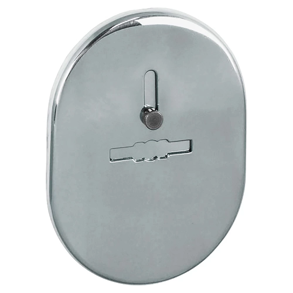 Фото Накладка на сувальдный замок ESC.S-lift.SF/OV.476 (ESC 476) с шторкой СР хром